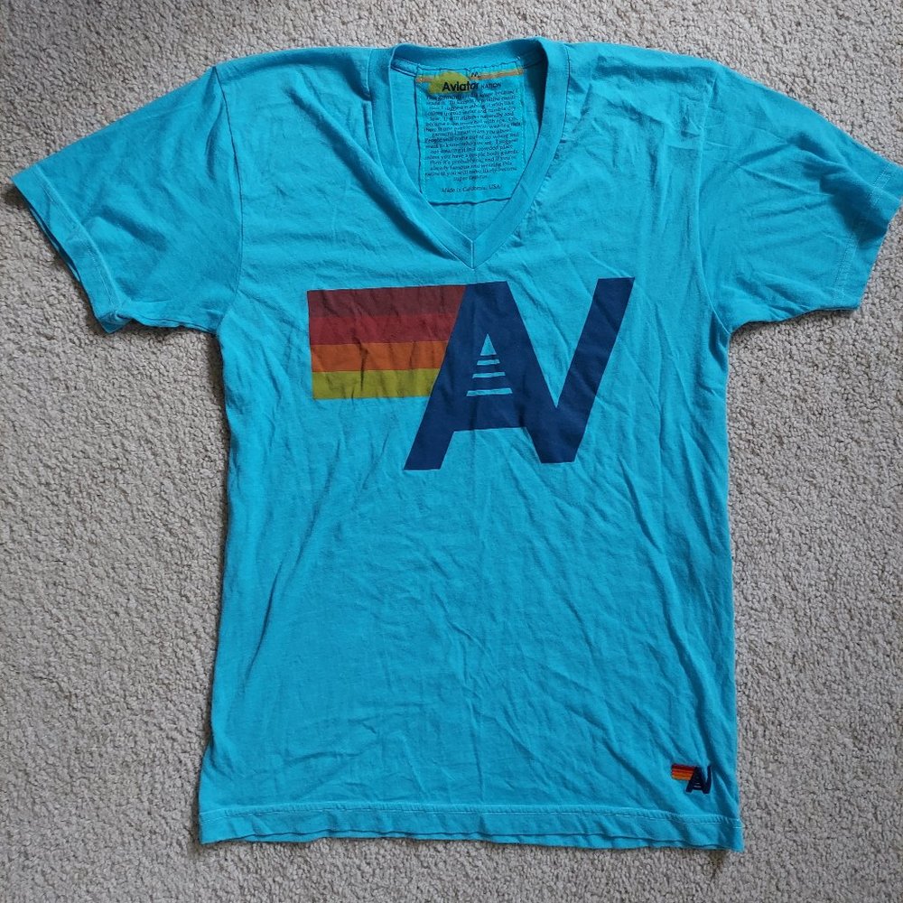 Aviator Nation AV logo shirt - Medium Women's